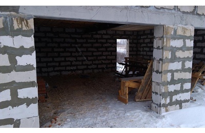 Строительство гаража из газобетона с. Богашово ул. Чкалова, 40