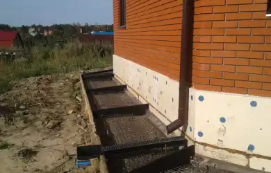 Устройство отмостки п. Просторный
