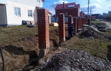 Реконструкция забора г. Томск ул. Прибрежная 10