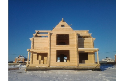 Строительство домов из клееного бруса