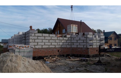 Строительство дома из газобетона в Зональном