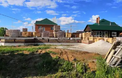 Строительство кирпичного дома (Баварская кладка) Степановка ул. Озёрная дом №2, начало строительства июль 2023 г., конец октябрь 2023 г.