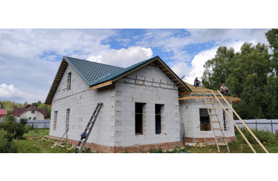 Строительство крышы в Кафтанчиково пер. Восточный д. 8