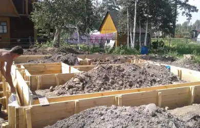 Строительство дома из бруса Кандинка