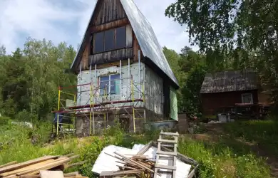 Устройство винилового сайдинга с утеплением СНТ 