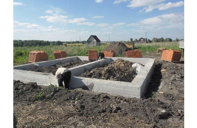Строительство дома из газобетона мкр. Красивый пруд 2015 г.