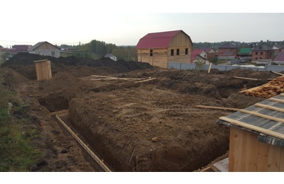Строительство дома из керамических блоков с облицовкой Корнилово ул. Счастливая 7, начало строительства август 2023 г., конец январь 2024 г.