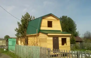 Строительство дачного домика Мичуринский-1.